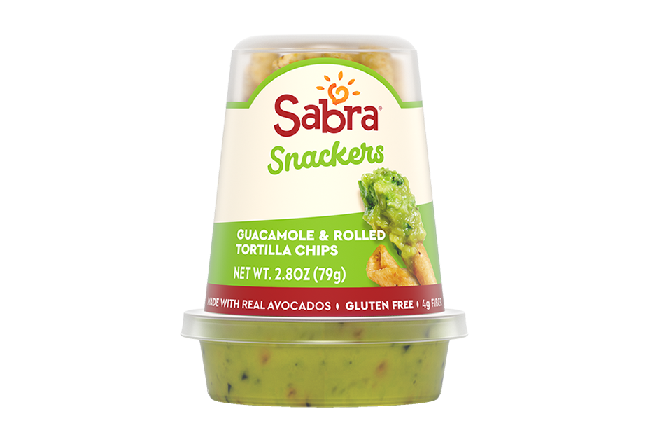 ﻿Sabra Snackers Guacamole w/ Rolled Tortilla Chips
